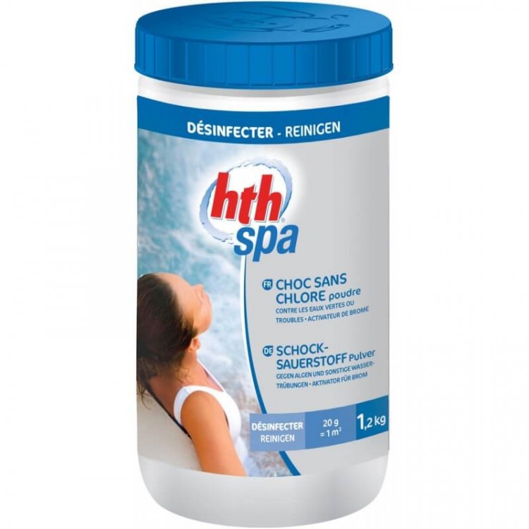 Порошок-шок без хлора для СПА бассейна HTH SPA (Франция) 1,2 кг