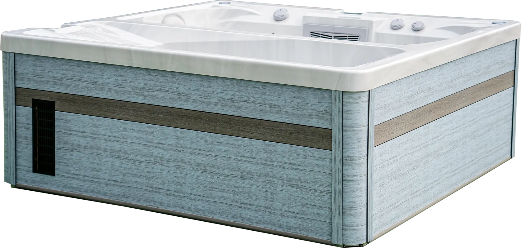 Гидромассажный бассейн с ледяной и горячей чашами Lovia IcyFlame (рис.1)