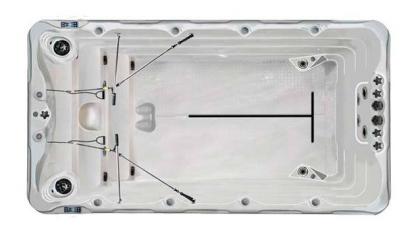 Плавательный спа бассейн Passion Spas Sport Swimspa Fitness 1 Deep